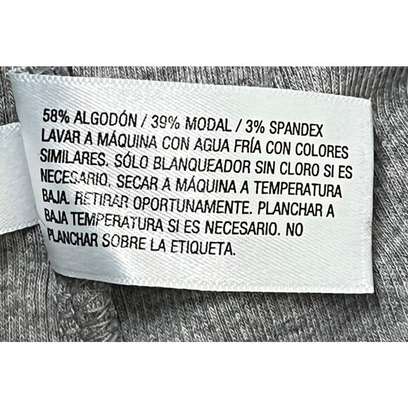 A New Day Grey Ribbed Sleeveless Tank Top Regular Size Medium - Picture 5 of 6